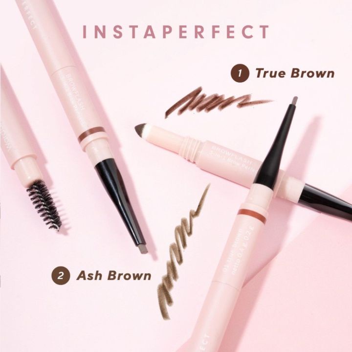 WARDAH INSTAPERFECT BROWFLASH 3 in 1 Brow Perfector | Eyebrow BY AILIN