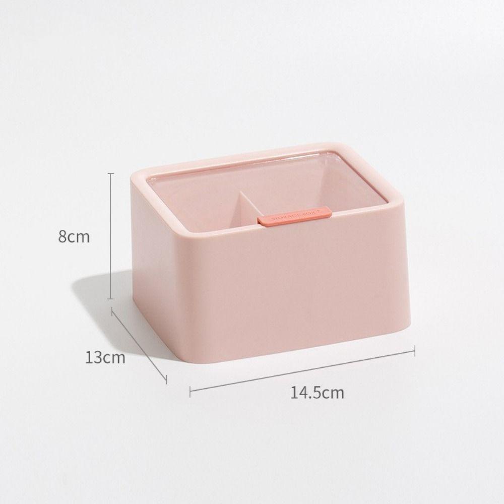 R-FLOWER Kotak Penyimpanan Portable Multi Fungsi Double-layer Makeup Organizer
