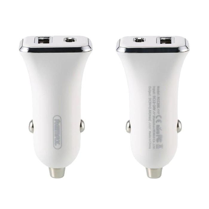 REMAX CAR CHARGER SINGLE PORT USB DAN 1 PORT TYPE -C RCC306 RCC 306