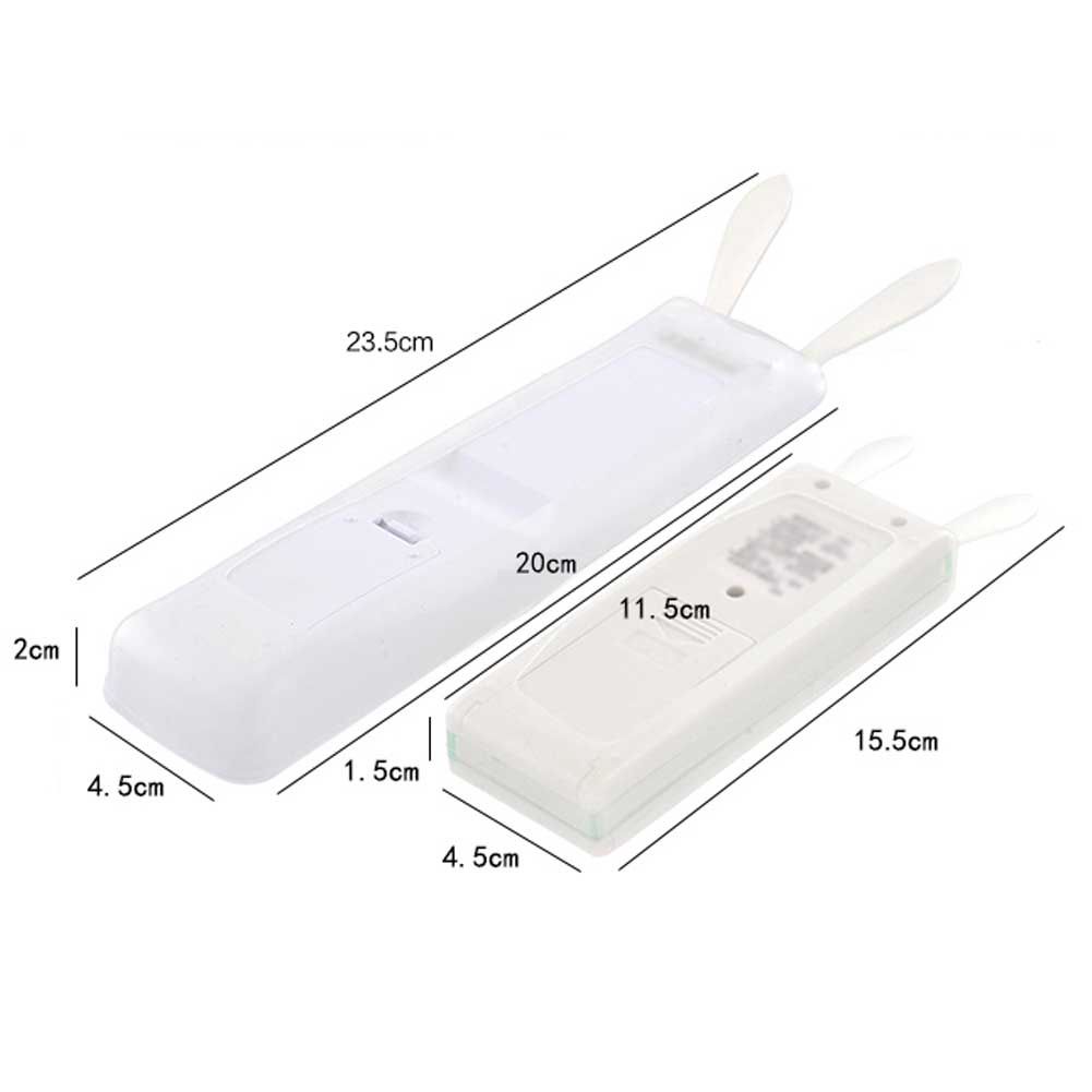 Lucu Kartun Telinga Kelinci Remote Control Case Silikon Transparan Tahan Air Tahan Debu Tas Remote Control Cover Pelindung