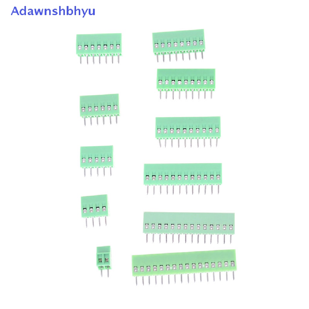 Adhyu 1PCS 2P-16P KF128 2.54mm PCB Universal Screw Terminal Block ID