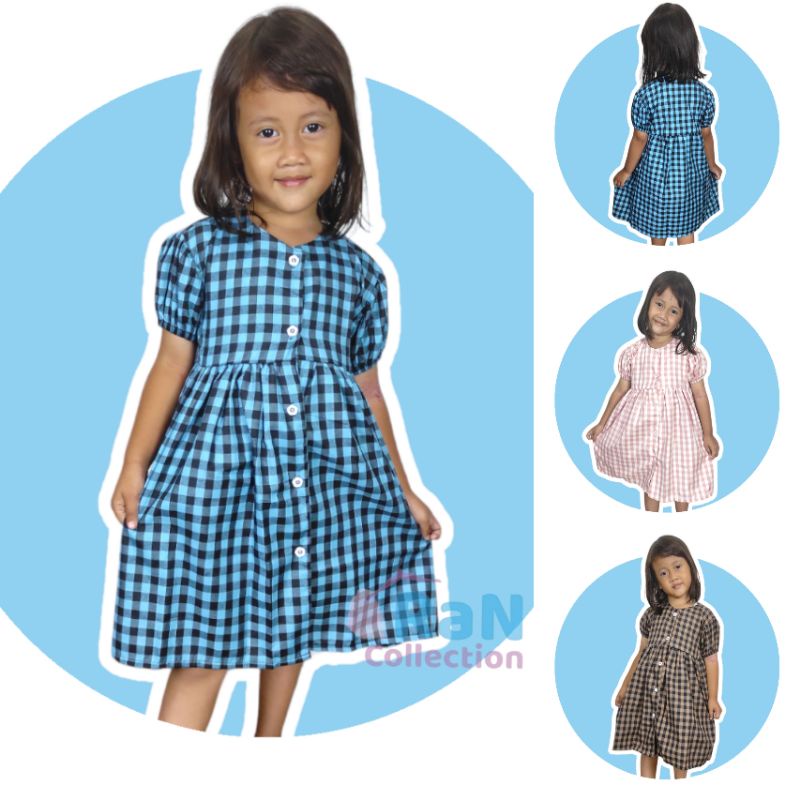 BAJU ANAK PEREMPUAN DRESS ANAK ZAFA DRES 1-5thn