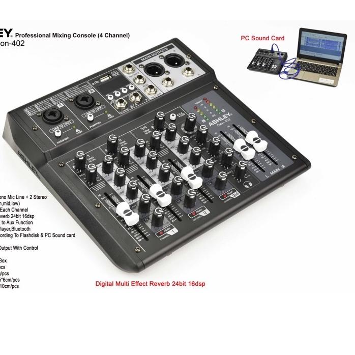 New Stock Mixer ashley MIX 400 / Ashley Better 4 / Ashley Premium 4 original 4 channel mixer bluetooth