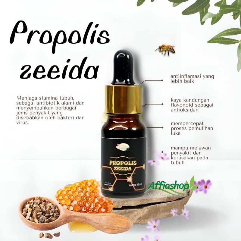 PROPOLIS 10 ML / VITAMIN DAYA TAHAN TUBUH / ZEEIDA HERBAL