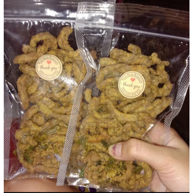 

usus crispy ori daun jeruk