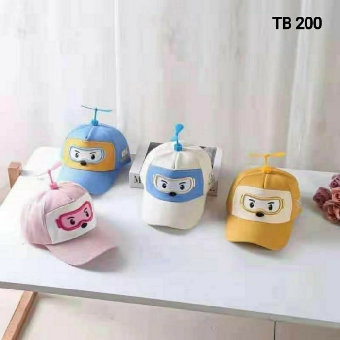 Terbaru Topi Anak Robocar Poli Dengan Baling Baling