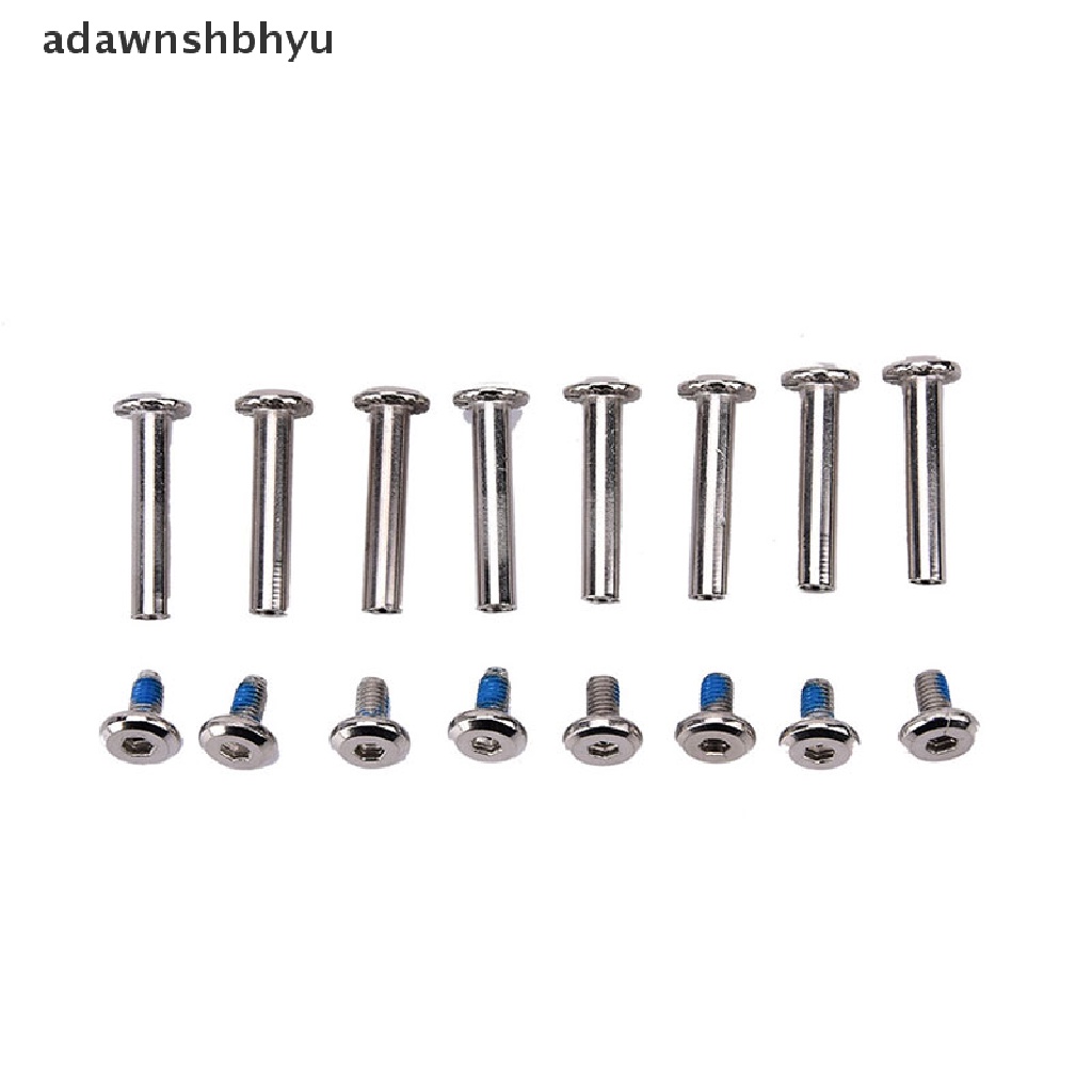 Adawnshbhyu 8x/set inline roller As Mata Pisau Sekrup Baut Roda skate Untuk Sepatu skate ID