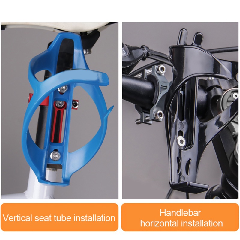 Adaptor Holder Botol Air Sepeda Bahan Aluminium Alloy Rak Cangkir Air Bracket Klip Bersepeda