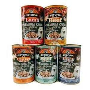 PETOPIA PREMIUM CUTS ALL VARIAN 415GR DOG FOOD