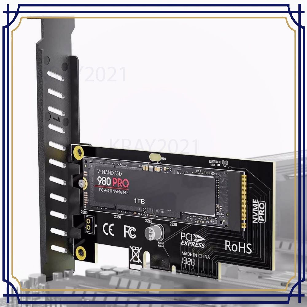 M.2 NVME SSD to PCI-E 4.0 X4 Expansion Adaptor Card -AP322