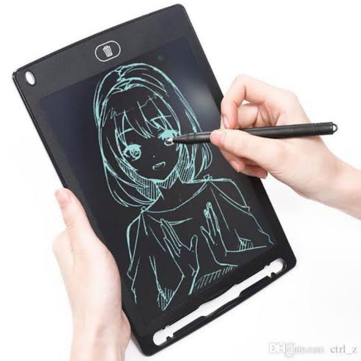 

[F-67 ☎] << Jenius >> Tablet Papan Tulis Menggambar LCD Hapus Writing Board Tablet Digital Layar 8.5 inch anak-super keren