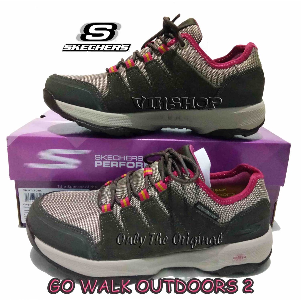 SKECHERS GO WALK OUTDOORS 2 PATHWAY. Brown.Pink. ORIGINAL 14941BRPK