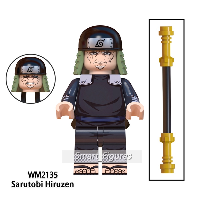 [New] Minifigures Naruto Raikage Temari Terumi Mei Onogi Mainan Hadiah Yamanaka Ino Angka Mini WM6110 WM6111