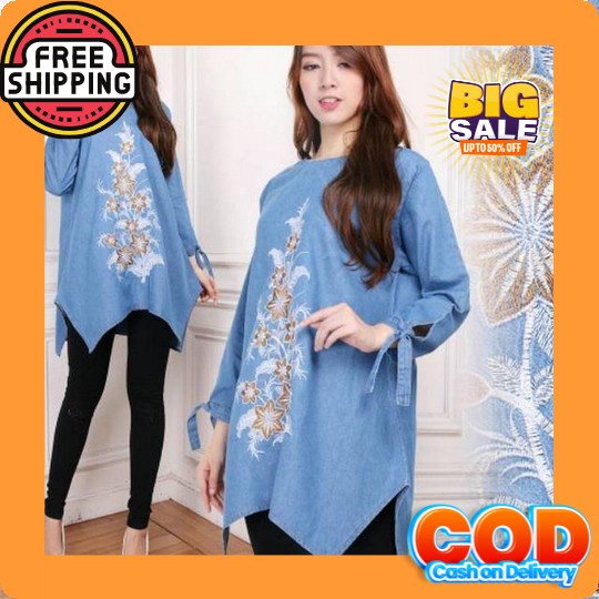 Kemeja Jumbo Wanita Putih Polos Murah - Atasan Perempuan Size Xxxl Bahan Linen Crinkle Premium - Baj