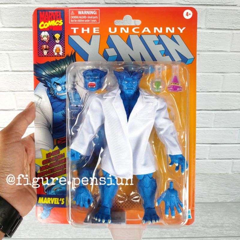MARVEL LEGENDS VINTAGE RETRO BEAST X-MEN UNCANNY HASBRO ACTION FIGURE
