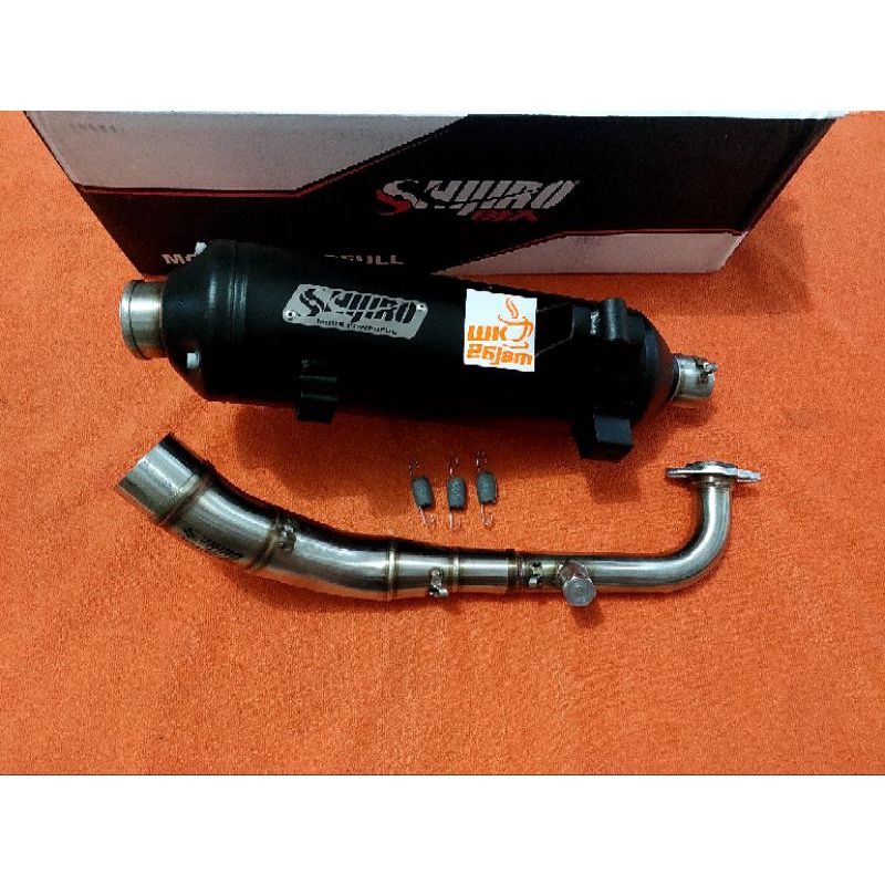 KNALPOT SHIJIRO OPEL 1 dan 2 NMAX AEROX Old original shijiro racing