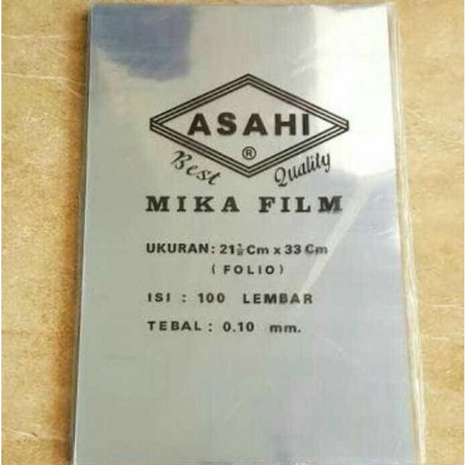 

PROMO Mika plastik film ASAHI ukuran folio