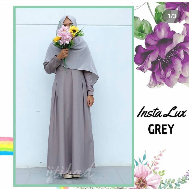 (FREE PARFUM)Yurfi basic gamis Rempel Brand IJTIHAD