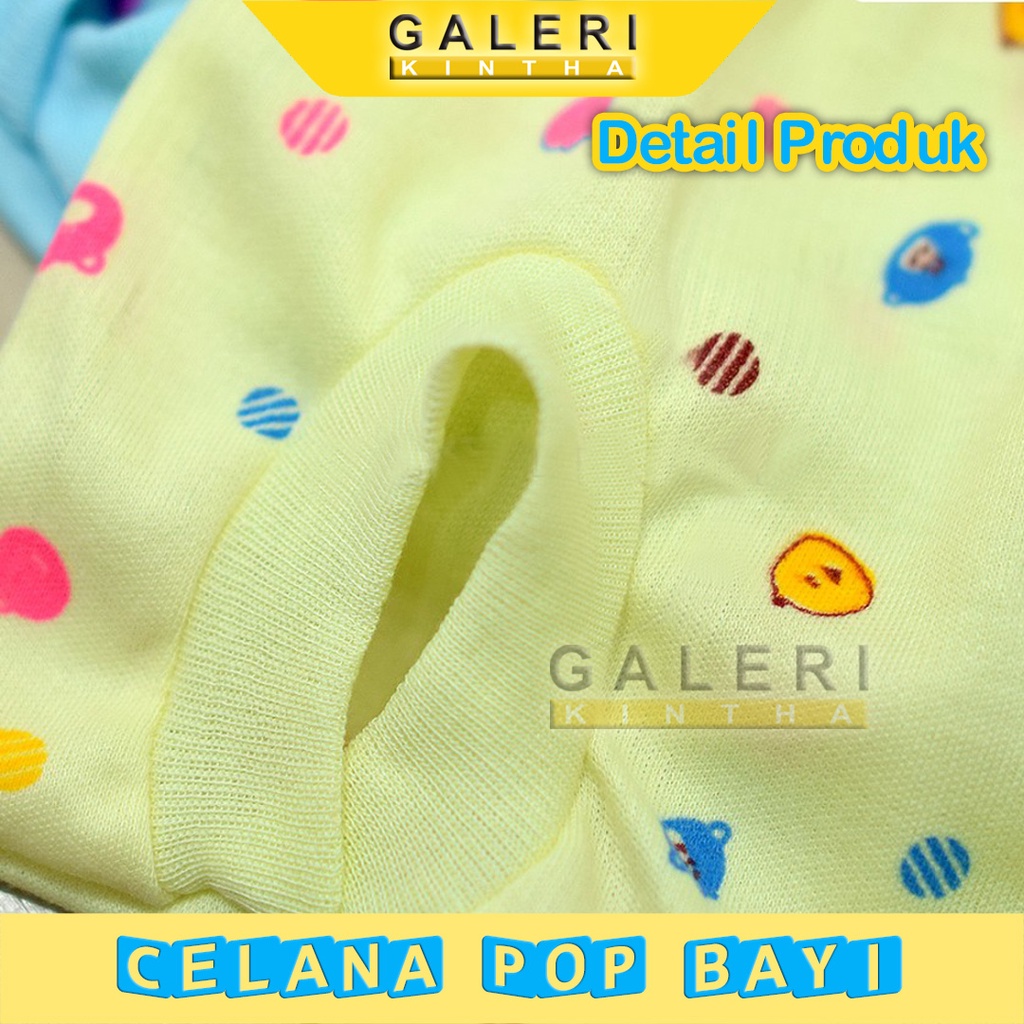 12Pcs Celana Pop Bayi New Born Murah Celana Kodok Baby Kacamata