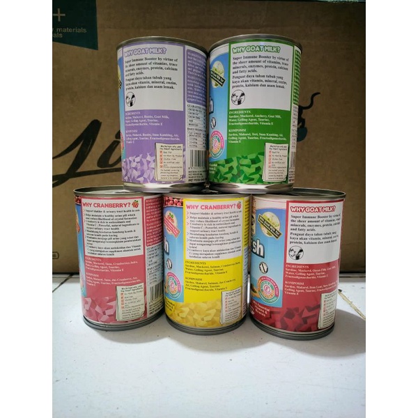 Makanan Kucing Markotops Kaleng Triple Fish 400G All Variant