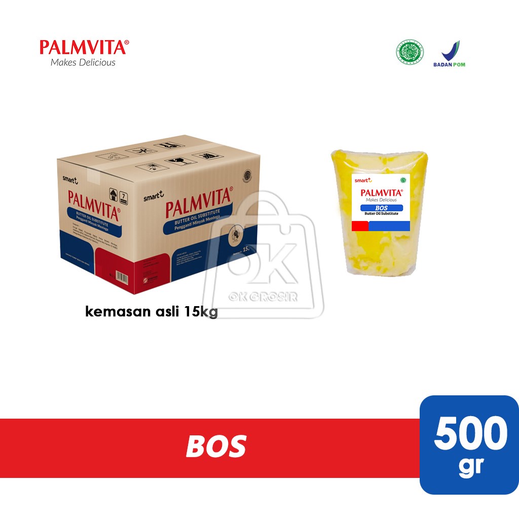 

BOS Palmvita Butter Oil Substitute Shortening (500 gr)