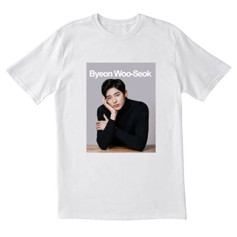 Kaos Byeon Woo Seok Tshirt Byeon Woo Seok Baju Byeon Woo Seok