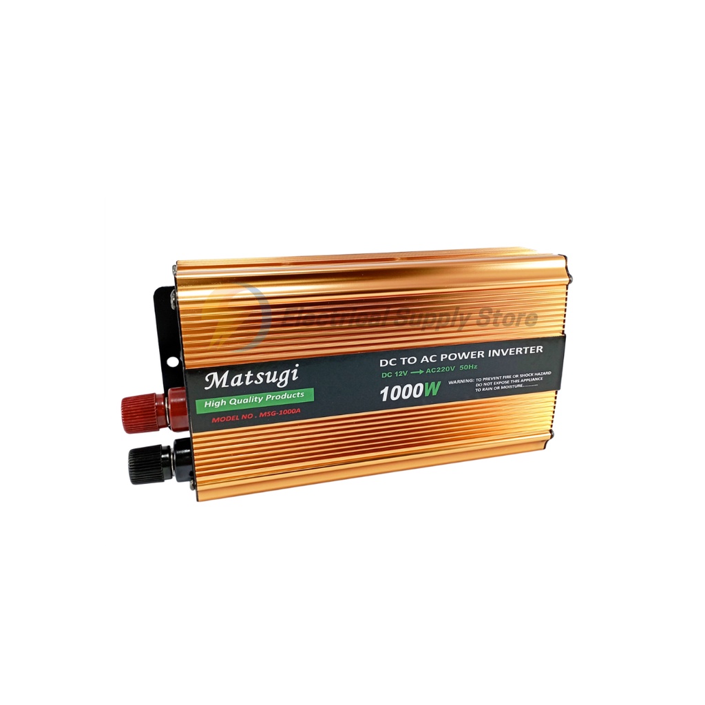 POWER INVERTER MATSUGI MSG-1000A 1000W 12V DC TO 220V AC