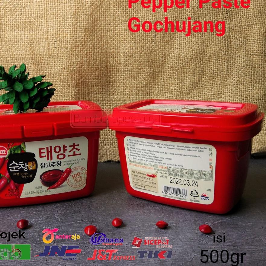 

BISA COD ✔️SAJO - Hot Pepper Gochujang Paste / Pasta Gochujang Korea 500 Gr|KD5