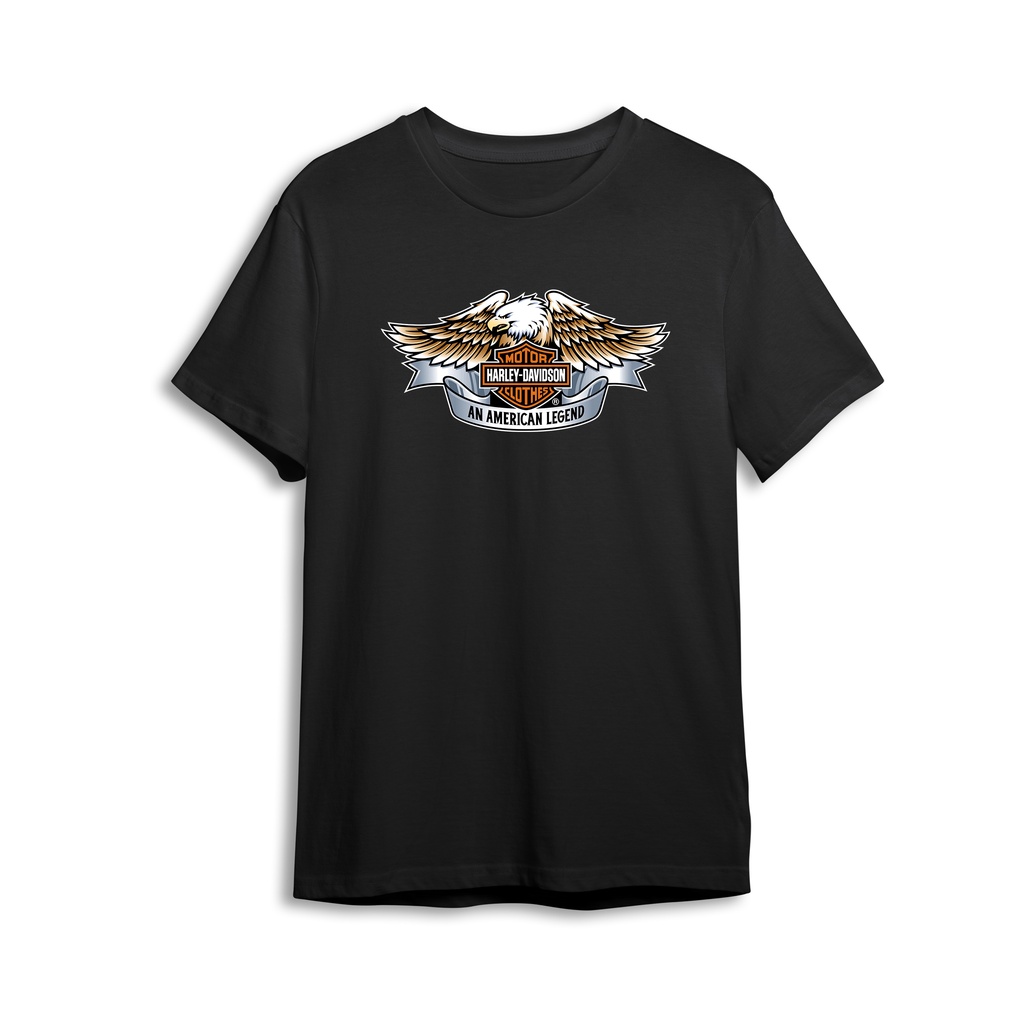 KAOS HARLEY DAVIDSON EAGLE BAJU MOTOR HARLEY PRIA WANITA