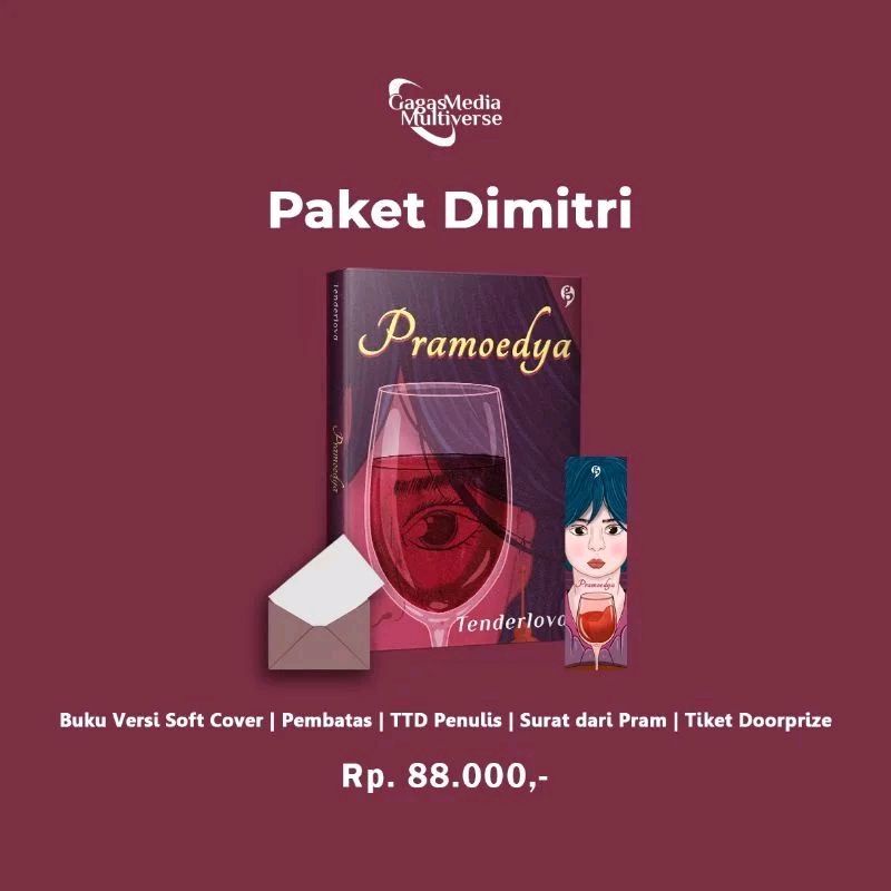 Novel Pramoedya - Tenderlova - Gagasmedia