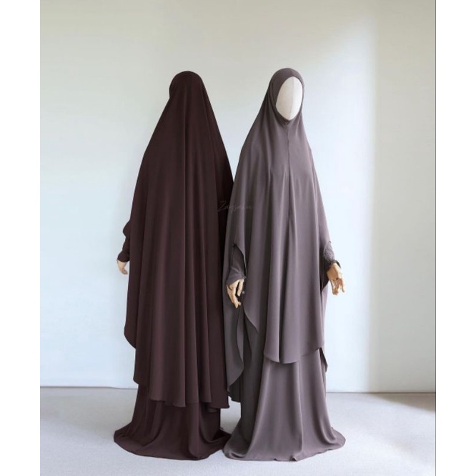 KHIMAR BANDANA BHUMI SERIES WARNA FRAPPE BY ZAYSAKU