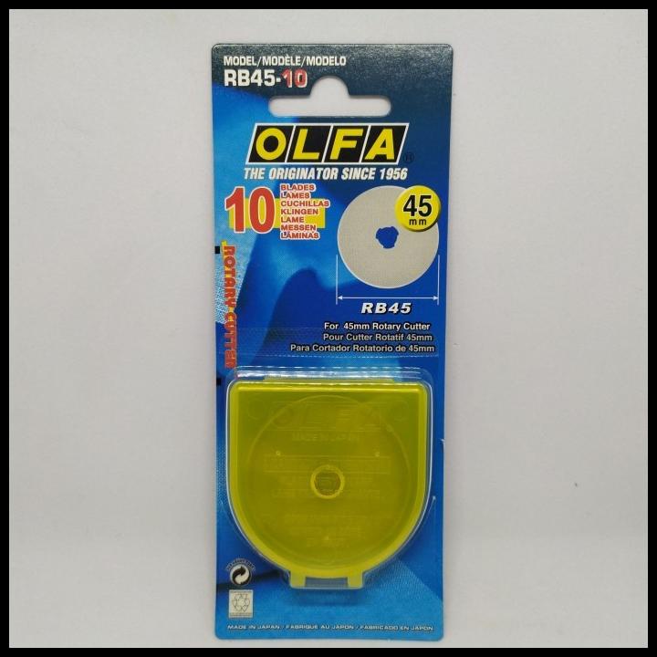 

Refill Rotary Cutter 45Mm Rb-45-10 Spare Blade (10Pcs Pack) Olfa