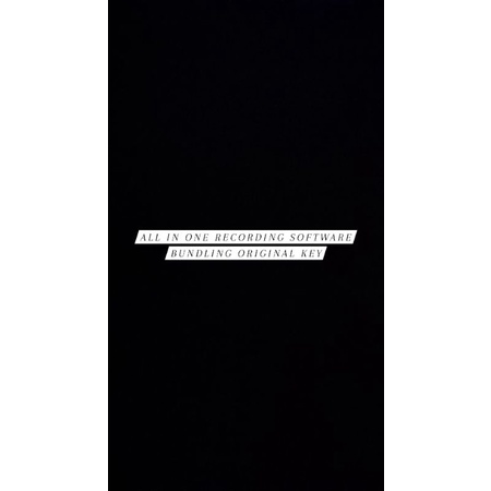 Recording Software license key (All in One) DAW, VST plugin, VST instrument, etc.