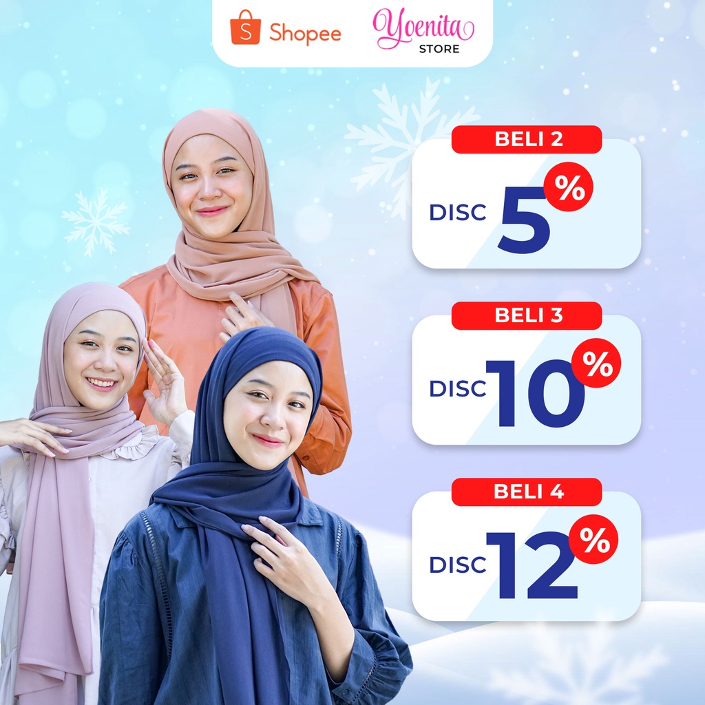 Hijab Shawl Pashmina Malay Muslimah Syari Ceruty Baby Doll Premium | Kerudung Jilbab Wanita Dewasa Syari Gaya Malaysia Babydol