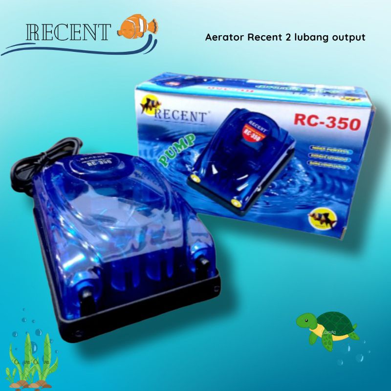 Promo Murah Pompa Udara Airpump aerator RECENT RC 350