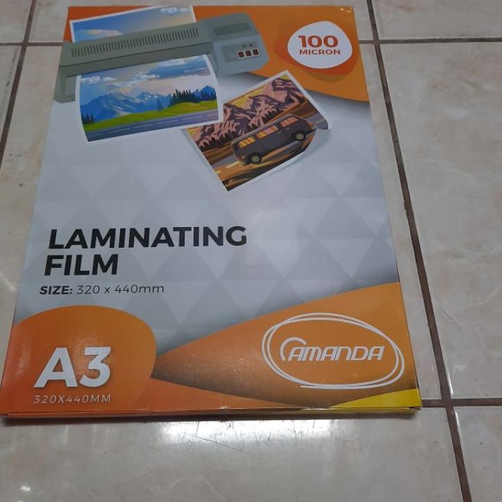 

(T>9O☎) (10 LEMBAR) Plastik Laminating A3 Amanda 100 Micron / Laminating Amanda A3 viral