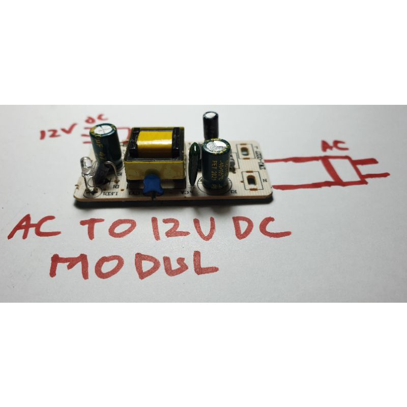 MODUL AC TO DC 12V 2 AMPER ACMATIC TO DC 12V MODUL SMPS