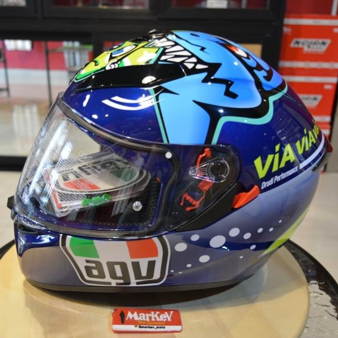 Sale Agv K3Sv Rossi Misano Via Via Via Termurah