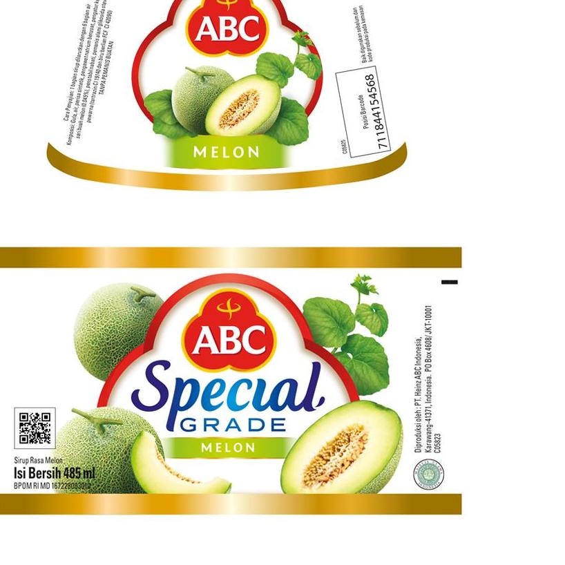 

Diskon✔️ABC Sirup Special Grade Melon 485 ml - Multi Pack 4 pcs|SQ8