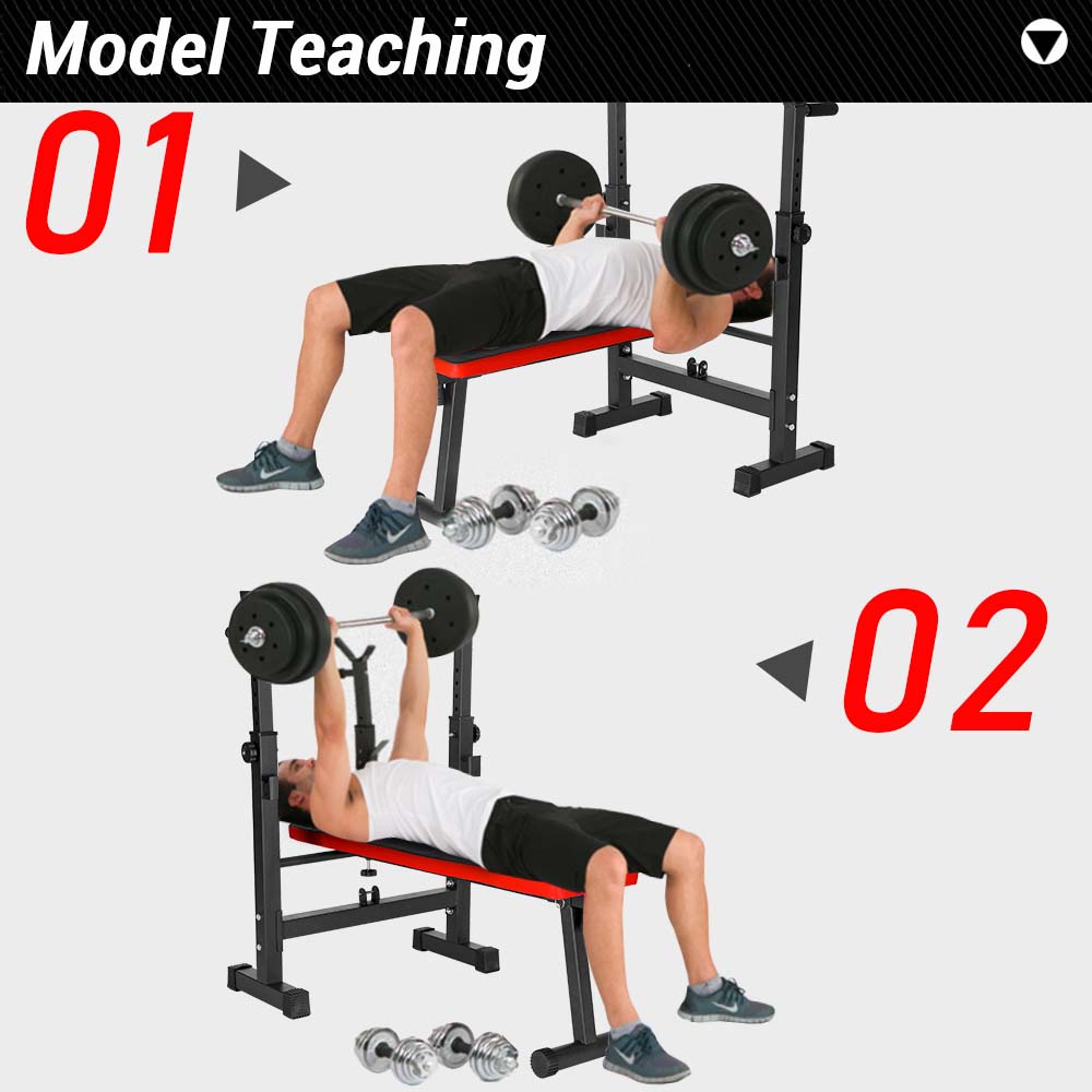 Bench press kecil Multi fungsi Berat Bangku alat olahraga rumahan fitness gym sit up board rak barbel rak