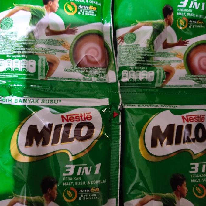 

MILO 3 in 1 (Serbuk Cokelat + Susu + Ekstrak Malt Gandum) TERLARIS TERPERCAYA ORIGINAL