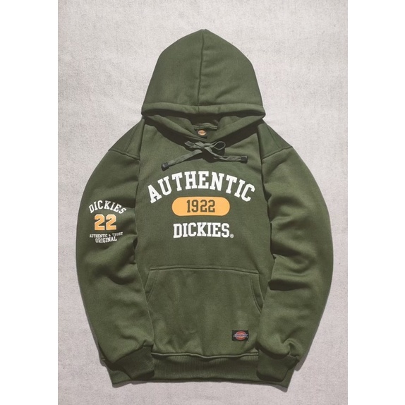 Sweater hoodie katun full border / jaket hoodie dickies authentic full lable &amp; tag