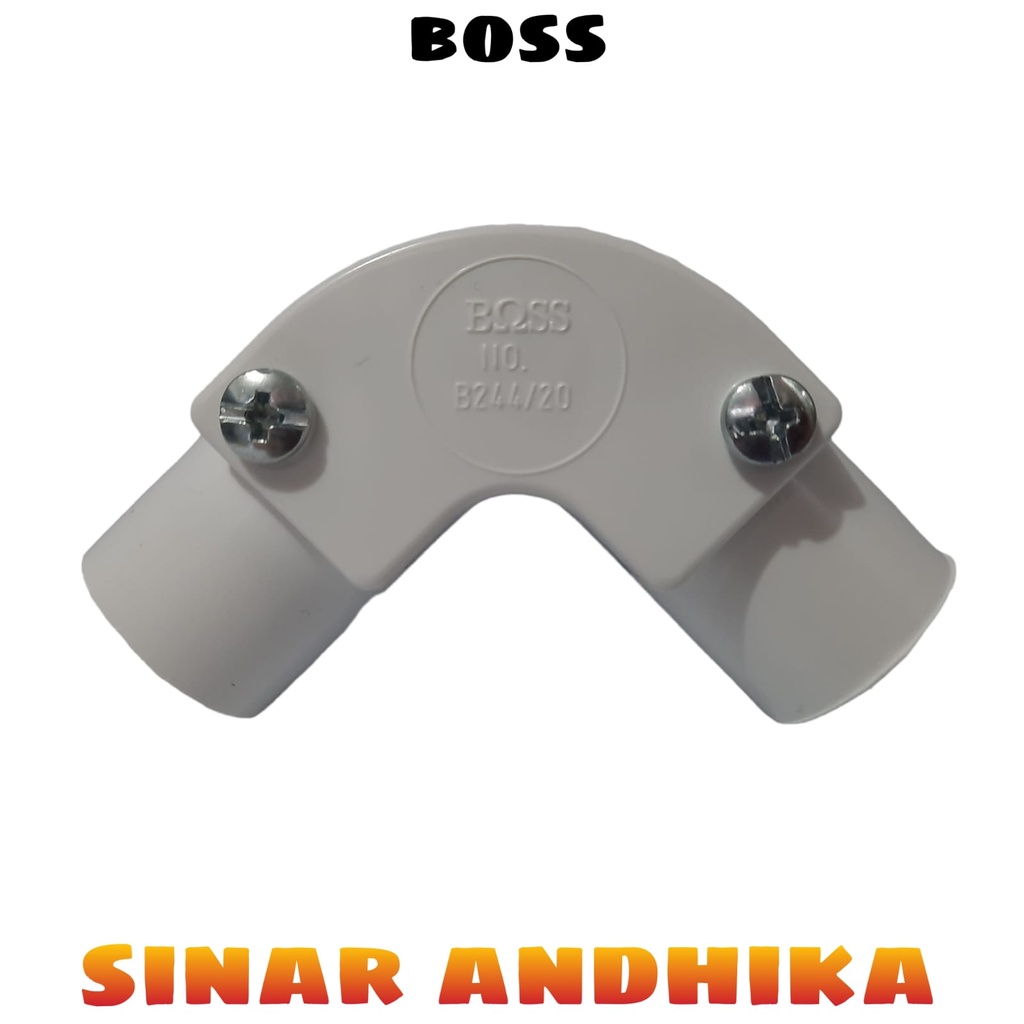 LBOW / ELBOW BOSS WARNA PUTIH 20MM