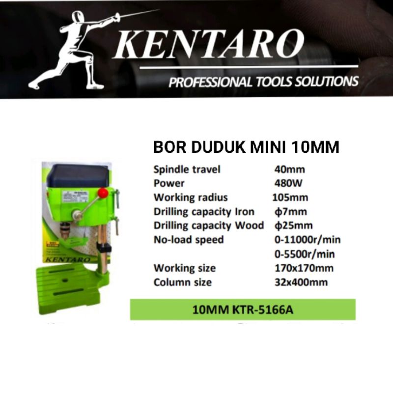 bor duduk mini 10mm KTR-5166A Kentaro Japan quality