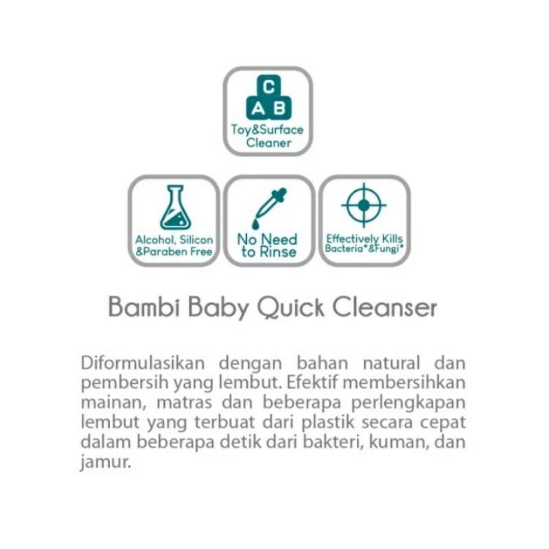 Bambi Baby Quick Cleanser Spray 120 ml
