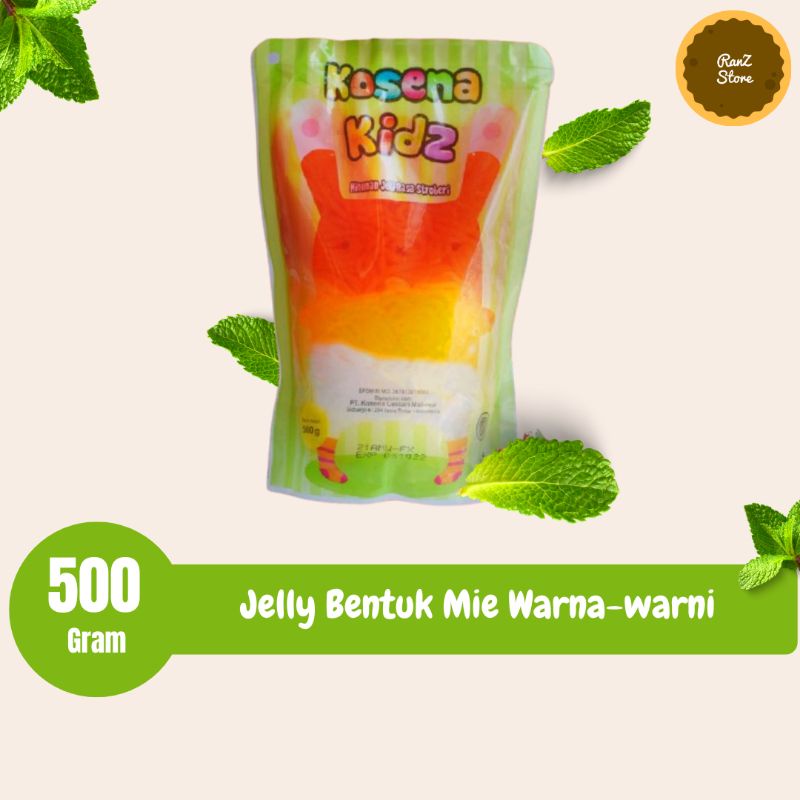 

jelly bentuk mie warna warni / Kosena kidz jelly mie pelangi