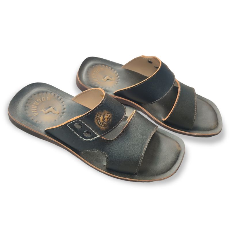Sandal pria casual kulit asli terbaru