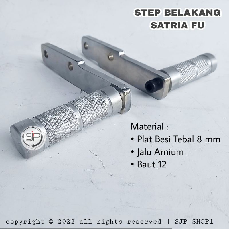 Step belakang satria FU dan sonic | step pustep belakang motor PNP satria FU