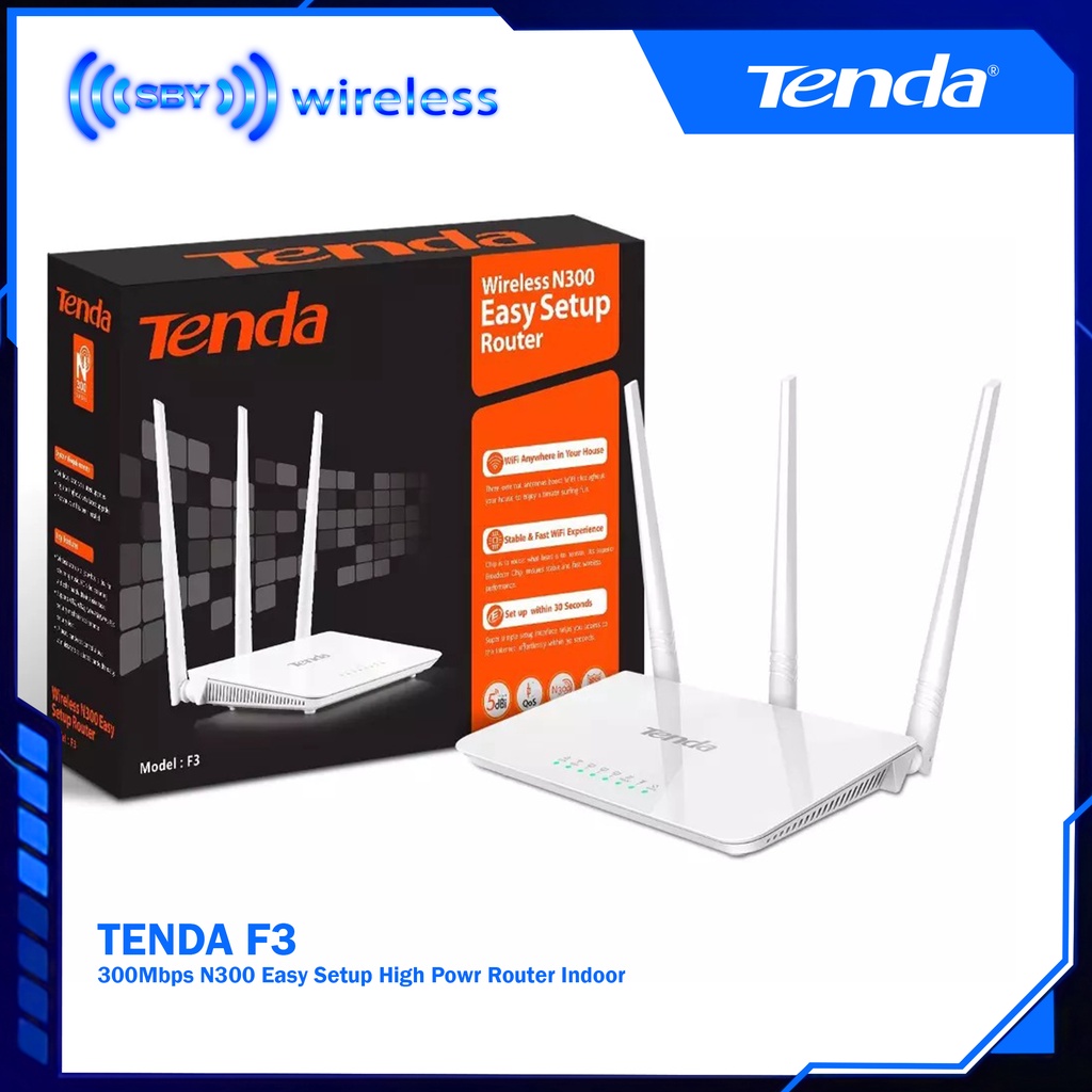 Tenda F3 Wireless Router N300