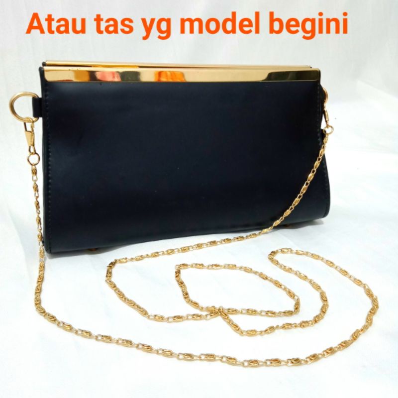 TALI TAS RANTAI KECIL ELLEGANT STRAP TAS DOMPET WANITA MURAH - KatteLautents